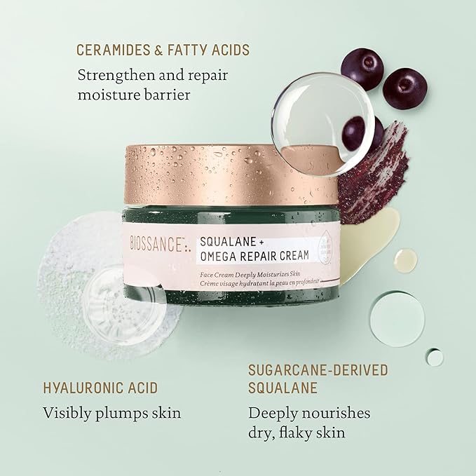 BIOSSANCE - SQUALANE + OMEGA REPAIR CREAM