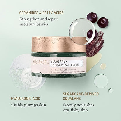 BIOSSANCE - SQUALANE + OMEGA REPAIR CREAM