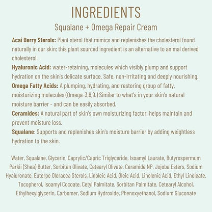 BIOSSANCE - SQUALANE + OMEGA REPAIR CREAM