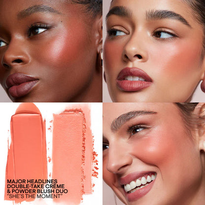 PATRICK TA - MAJOR BEAUTY HEADLINES DOUBLE-TAKE CREME & POWDER BLUSH DUO she's the moment