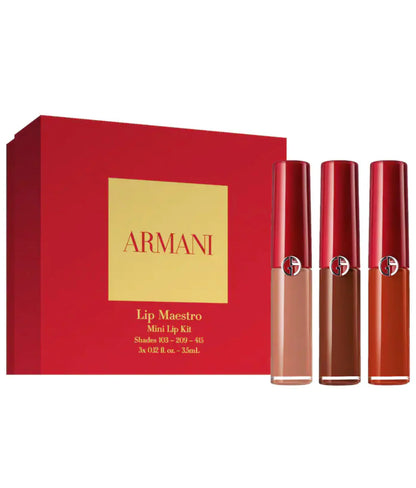 ARMANI - MINI LIP TRIO SET