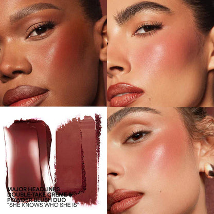 PATRICK TA - MAJOR BEAUTY HEADLINES DOUBLE-TAKE CREME & POWDER BLUSH DUO  she knows who she is