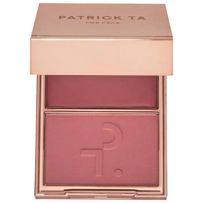PATRICK TA - MAJOR BEAUTY HEADLINES DOUBLE-TAKE CREME & POWDER BLUSH DUO  she's goes to the gym