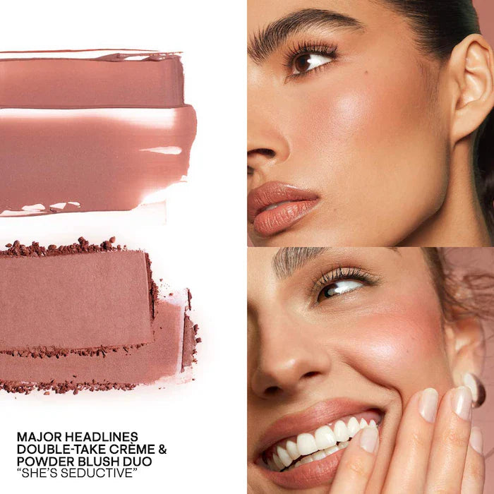 PATRICK TA - MAJOR BEAUTY HEADLINES DOUBLE-TAKE CREME & POWDER BLUSH DUO she's seductive